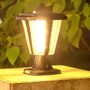 Modern Solar Post Cap Lights with LED Waterproof Motion Sensor Control