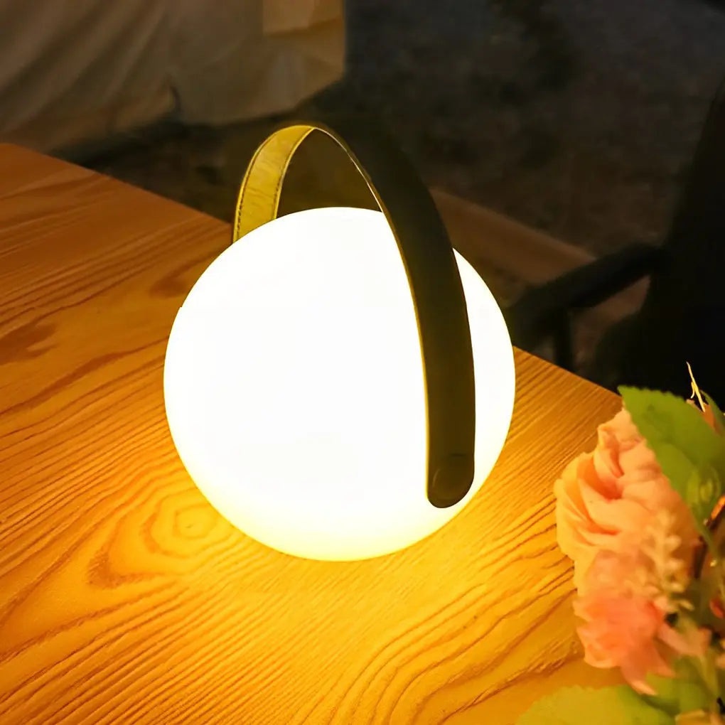 6-Inch Portable RGB Sphere Table Lamp with Colorful Ambient Lighting Luxe