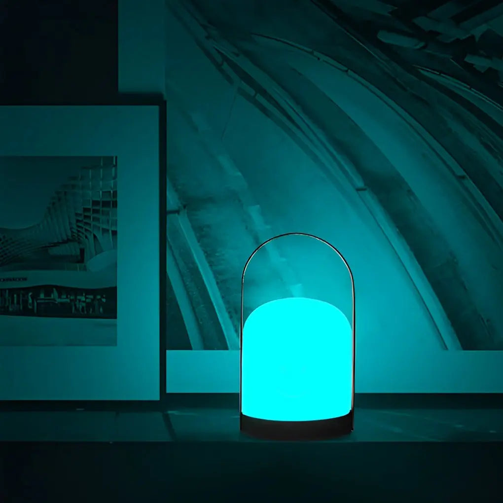 Portable Mini Table Lamp for Camping - Rechargeable and Convenient Luxe
