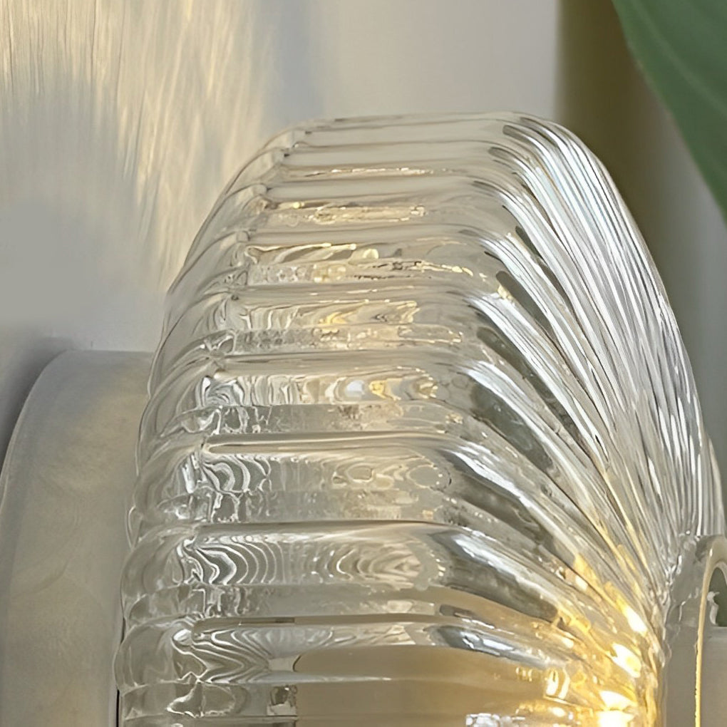 Medieval Modern Wall Sconce — Chrome Iron, Round Transparent Glass Cup, E27 Hardwired, 3000K