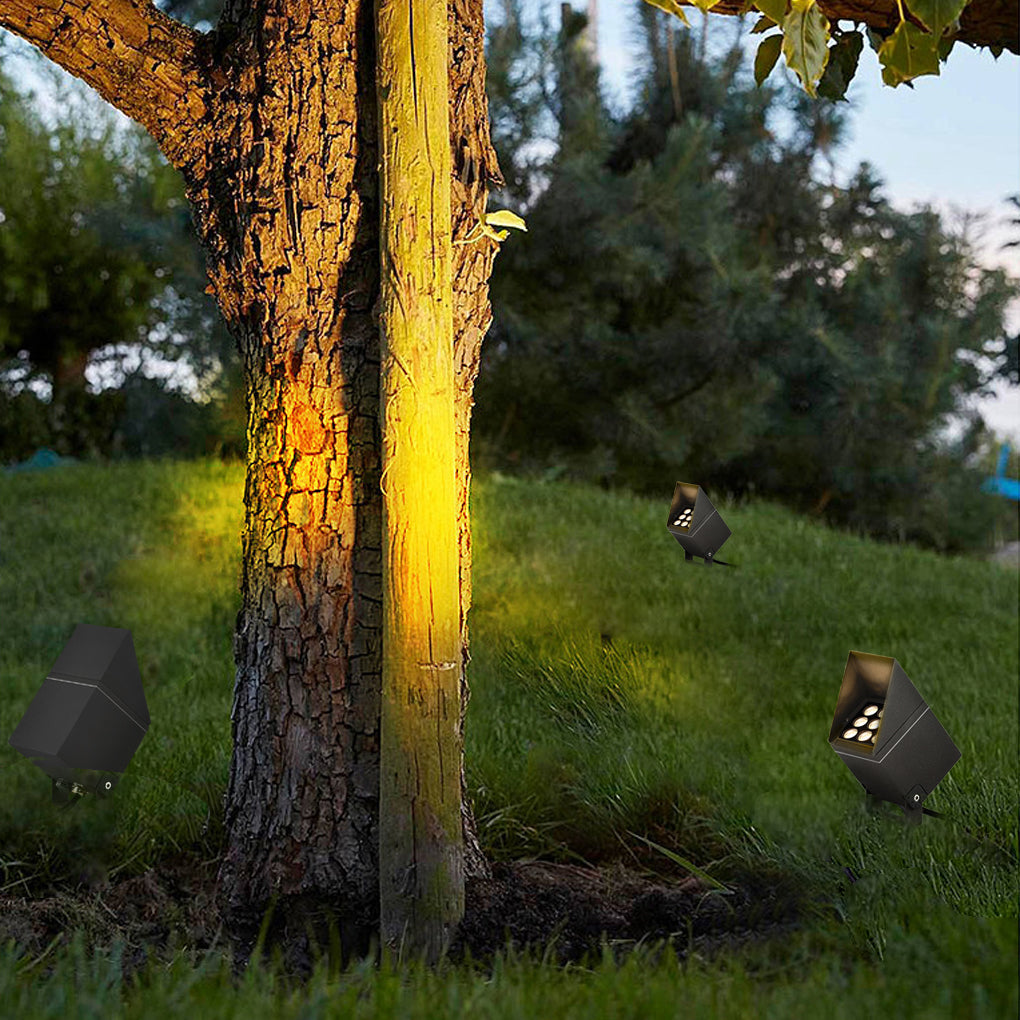 Adjustable Modern Outdoor Tree Spotlights - Waterproof DC 24V 9W LED