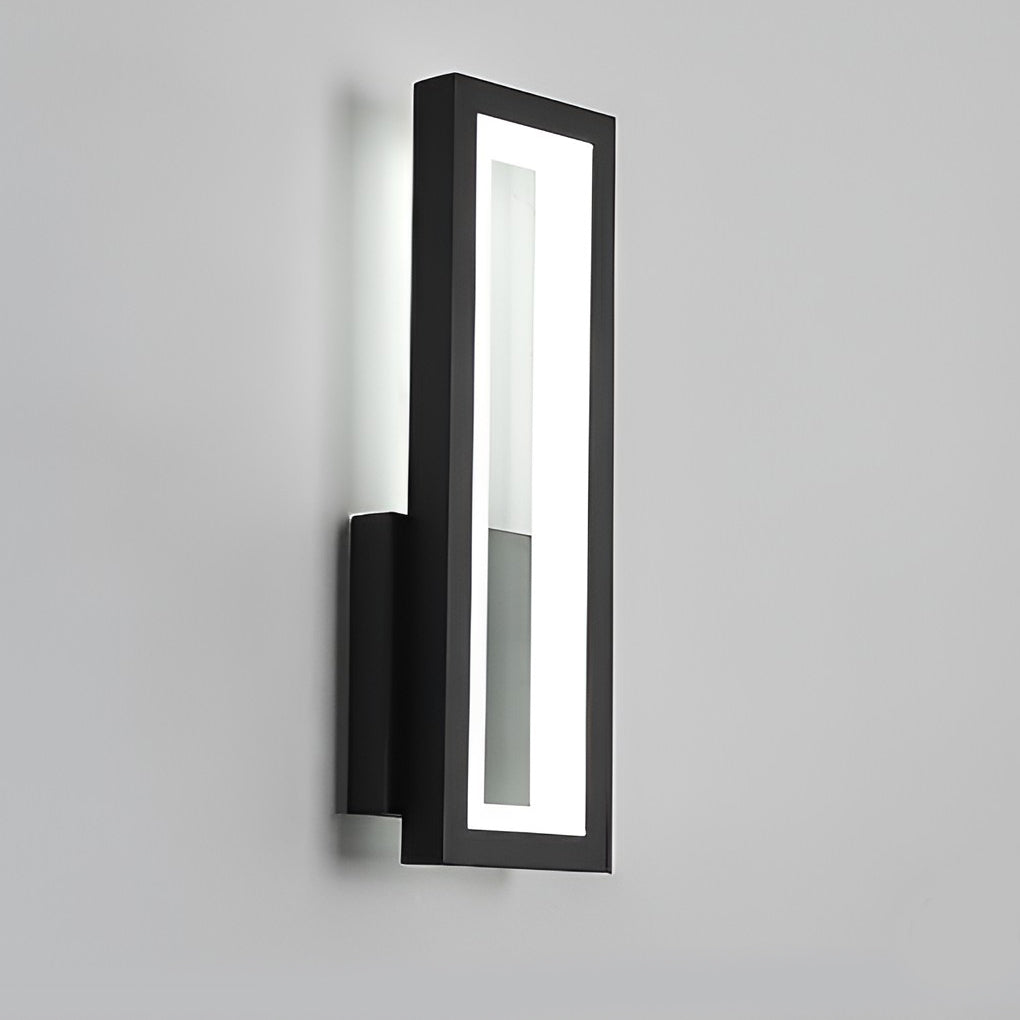 Modern Rectangular LED Wall Sconce — Aluminum & Acrylic, 16W / 28W, 3000K / 6000K