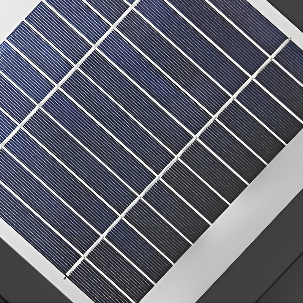 Black Solar Fence Post Cap Light — Die-Cast Aluminum & Tempered Glass, 360° Charging, 3000K LED, Square and Round Posts