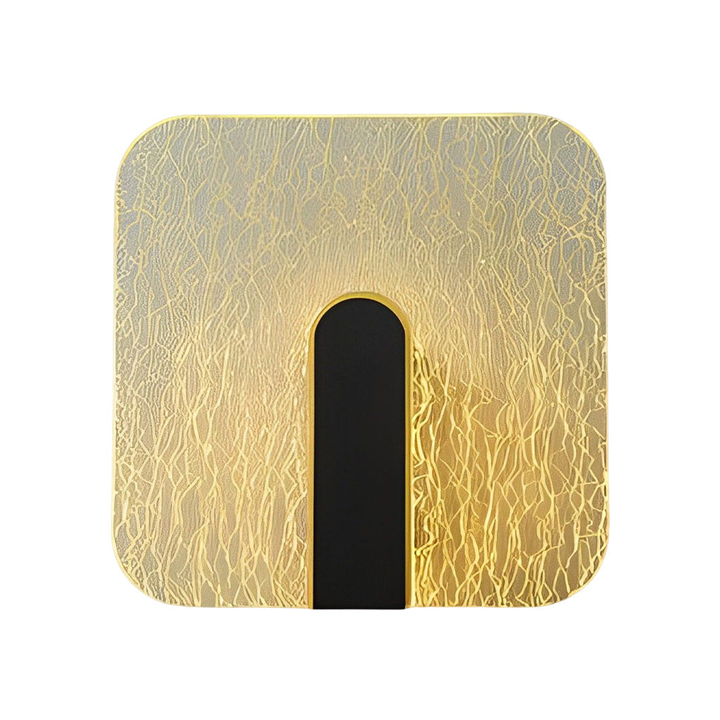 Modern Minimalist Round & Square LED Wall Sconce — Acrylic, 5W Warm White (3000K), Bedside