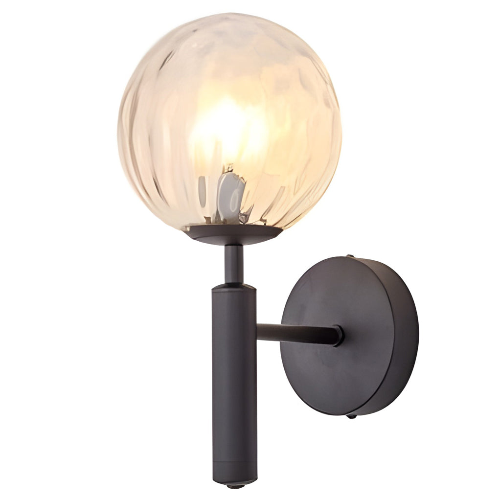 Nordic Wall Sconce Lighting - 5W LED Glass Ball Shaped Wall Lamp