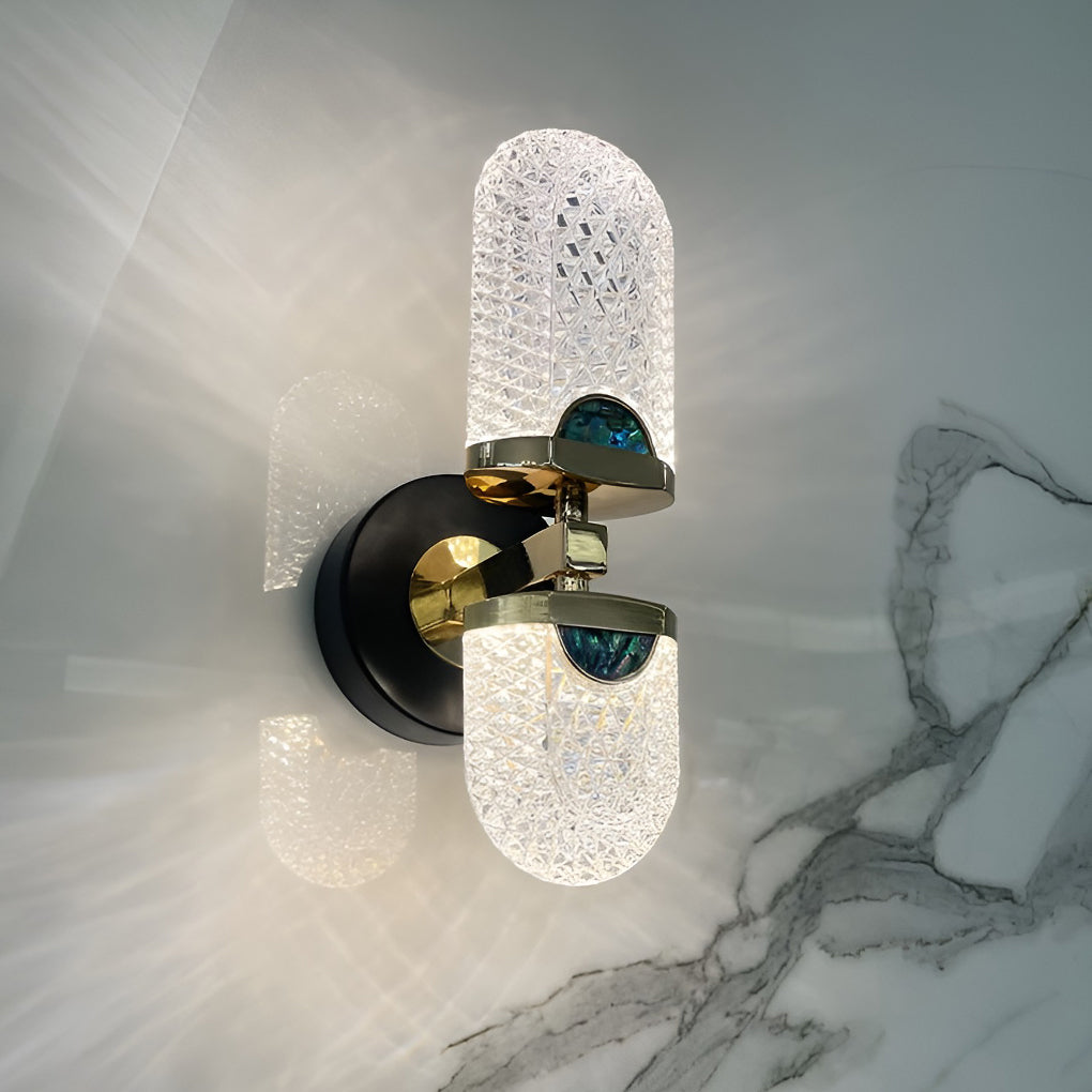 Up/Down LED Wall Sconce — Acrylic, 8W, Three-Step Dimming (3000K/4000K/6000K)