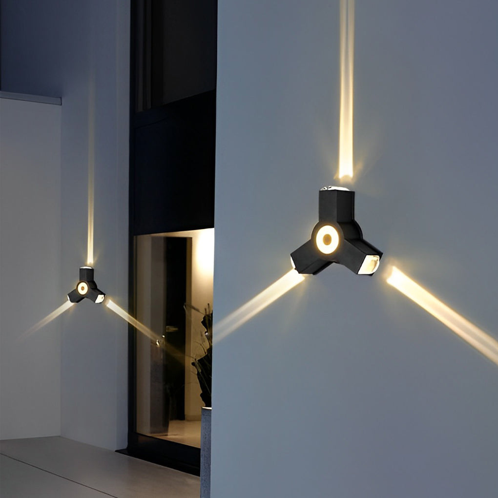 Creative LED Waterproof Outdoor Wall Washer Lights with Up and Down Lighting