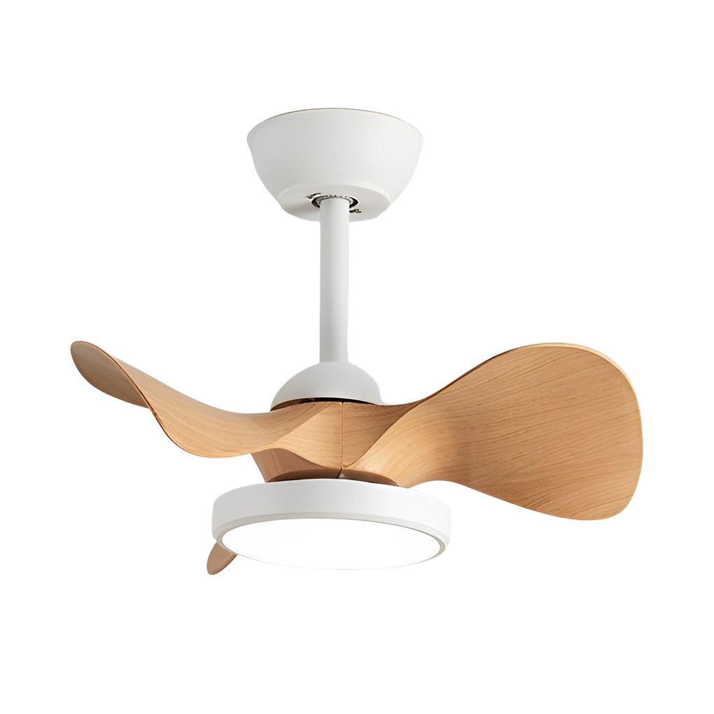 3-Blade Ceiling Fan Light — ABS & PMMA, Dimmable LED, 6-Speed DC Motor, Remote Control, 21.7" Diameter