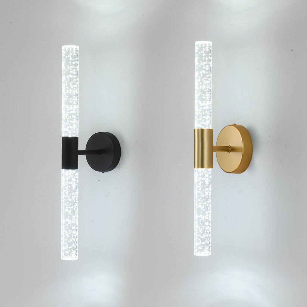 Cylinder Up/Down Wall Sconce — Iron and Acrylic, 14W LED, 3000K/6000K, 20.1" Height