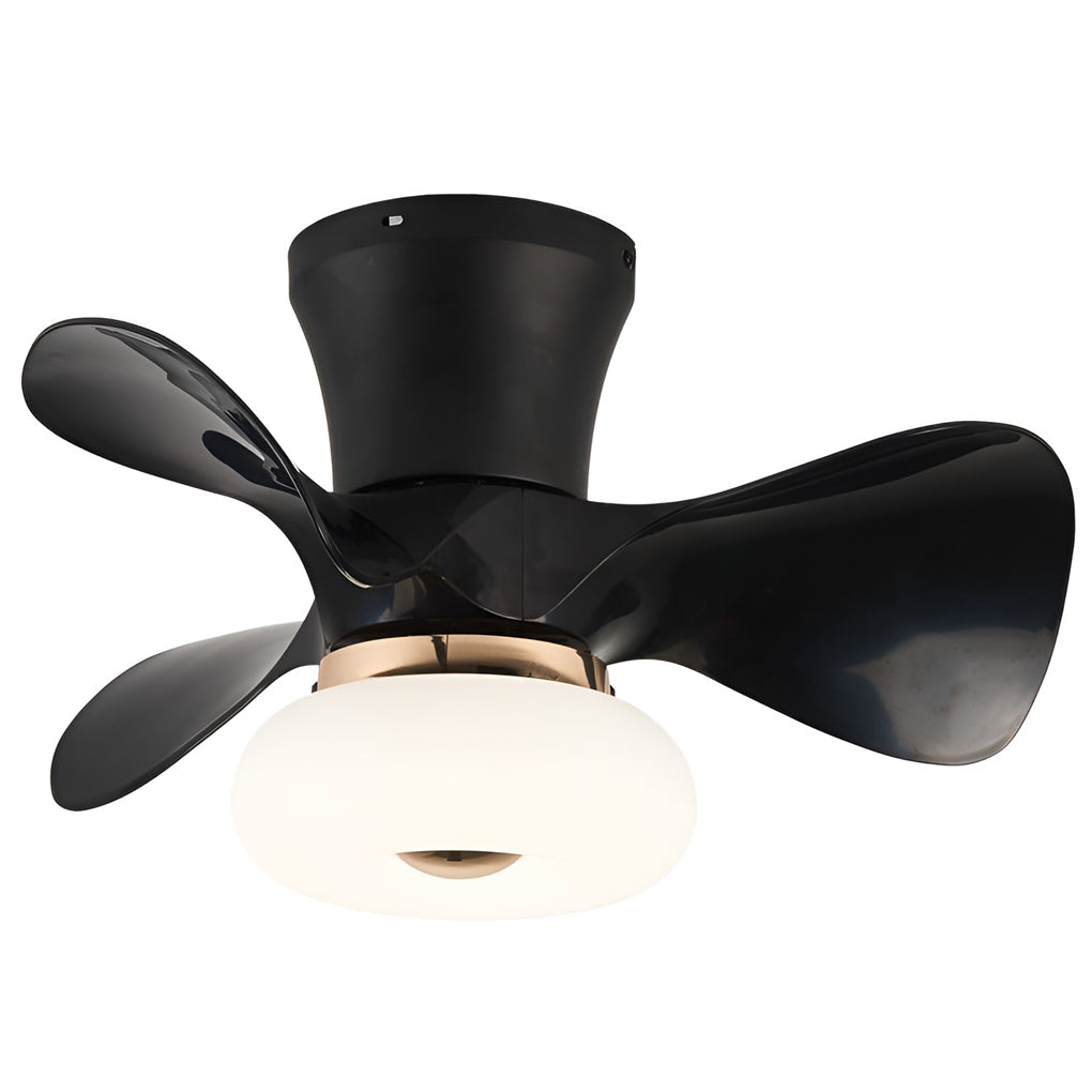 Nordic Inverter Ceiling Fan Lights with 3-Step Dimming in Macaron Colors