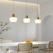 Minimalist Mini Pendant Light — Iron, 6W, Three-Step Dimming (3000K/4500K/6000K), 7" Diameter