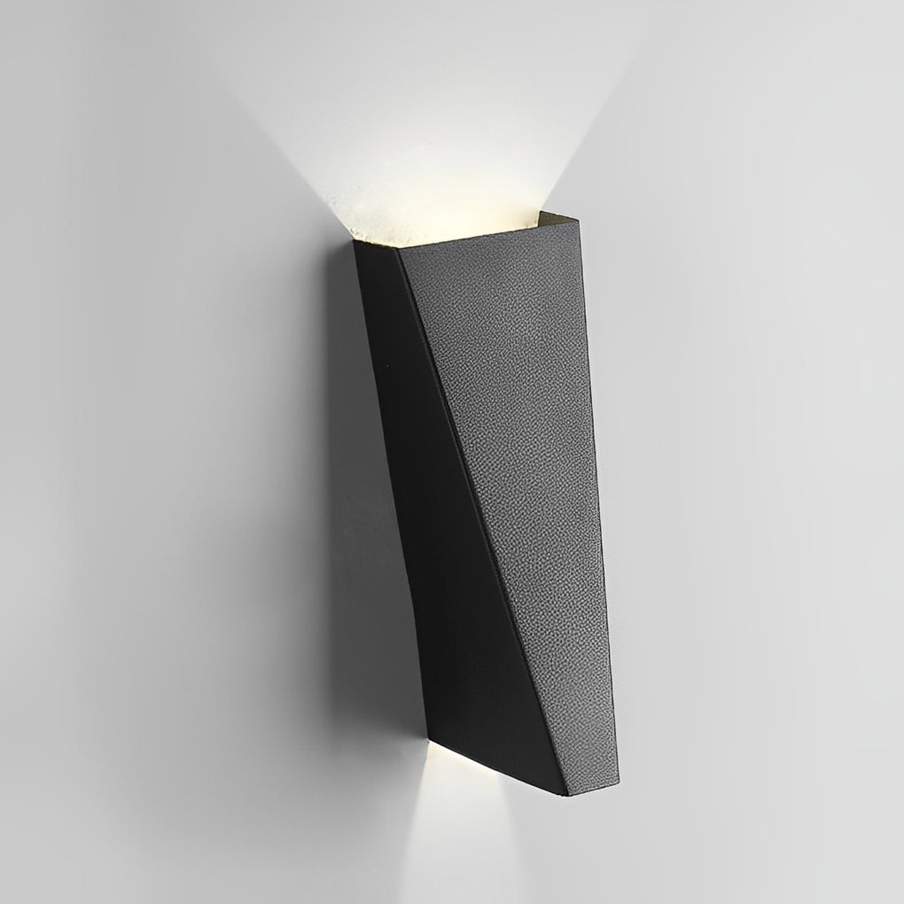 Up/Down LED Wall Sconce — Aluminum, 10W, 4"W × 8"H, 3000K Warm White
