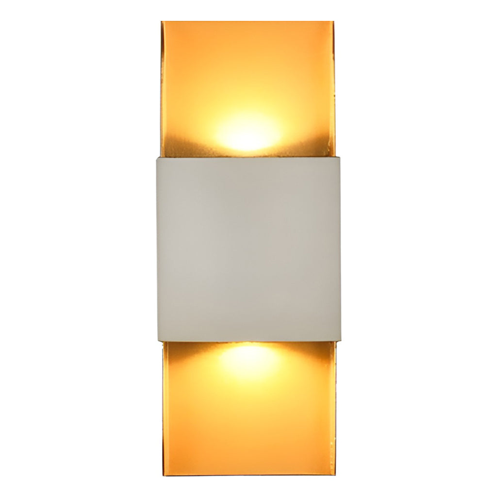 Modern Waterproof Metal Outdoor Wall Lamps with LED Up and Down COB Lights