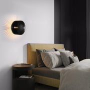 Sunflower LED Wall Sconce — Aluminum, 5W Hardwired, 3000K Warm White, 5.9" Diameter