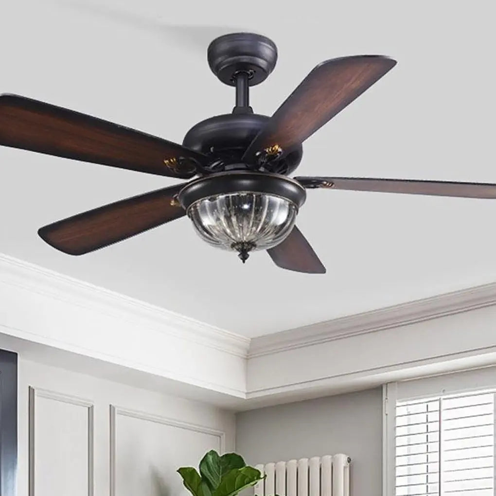 5-Blade Farmhouse Ceiling Fan with Lights and Remote Control for the Bedroom Luxe