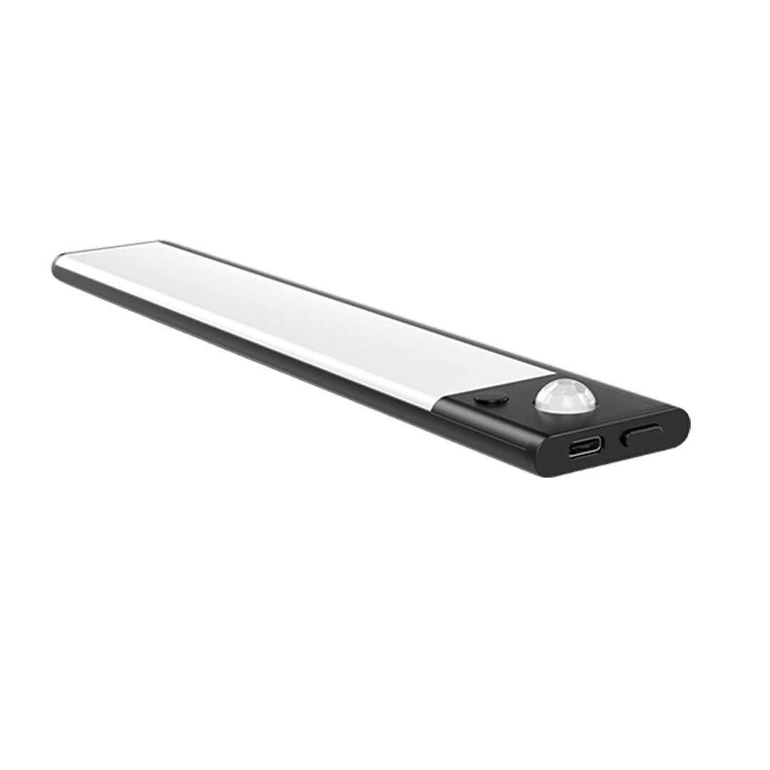 Magnetic Under-Cabinet Sensor Light — Aluminum, LED, Three-Color Dimming (3000K/4000K/6000K), Stepless Dimming, USB Rechargeable