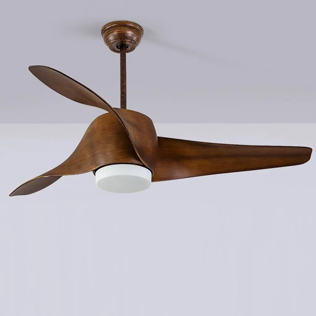 52-Inch Smart Ceiling Fan Light with Creative Three-Color Dimming and Intelligent Timing Luxe