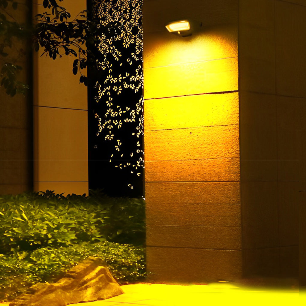 45° Adjustable Solar Outdoor Wall Sconce — IP65 Waterproof, Motion Sensor, 150° Detection, 4 Lighting Modes