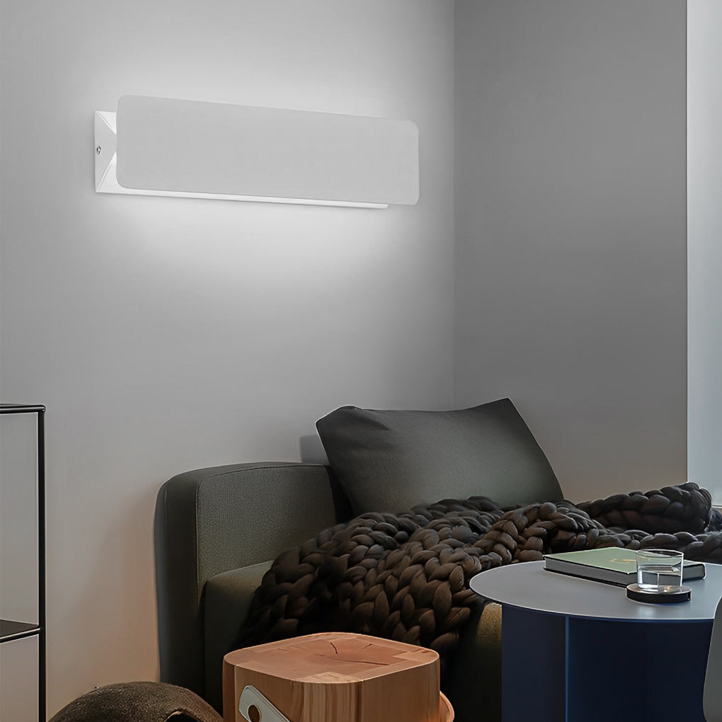 Rectangular Adjustable Wall Sconce — Aluminum, 270° Rotatable, COB LED, 6W / 12W / 18W, 3000K / 6000K