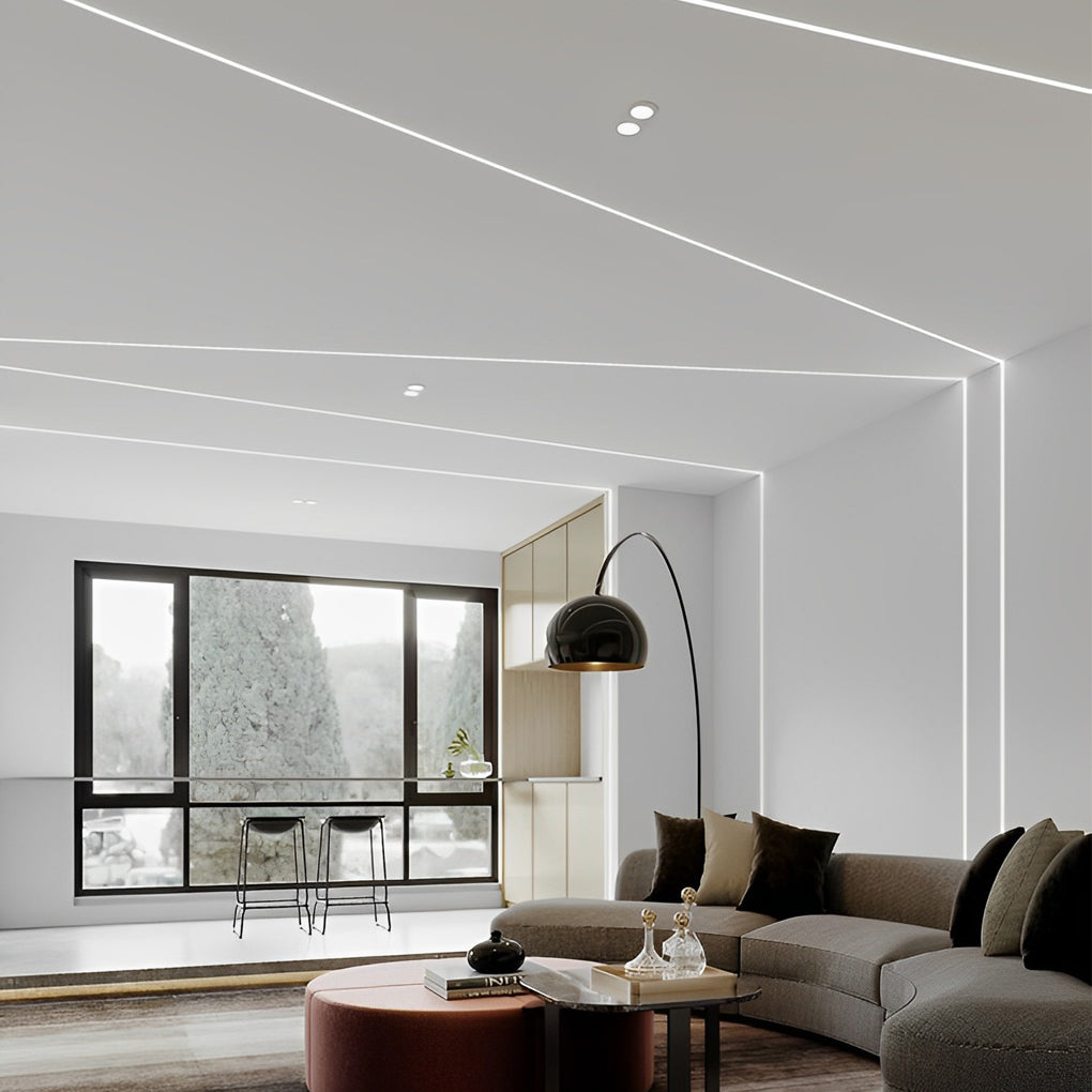 under cabinet mini recessed invisible led strip lights linear lighting solution