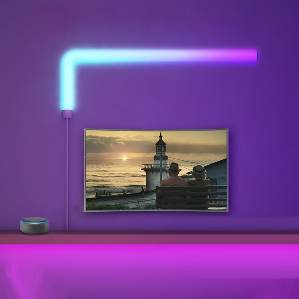 RGBIC Smart Linear Wall Sconce — ABS + PC, App & IR Remote, Music Sync, 40+ Scene Modes, Splicing Modular Design