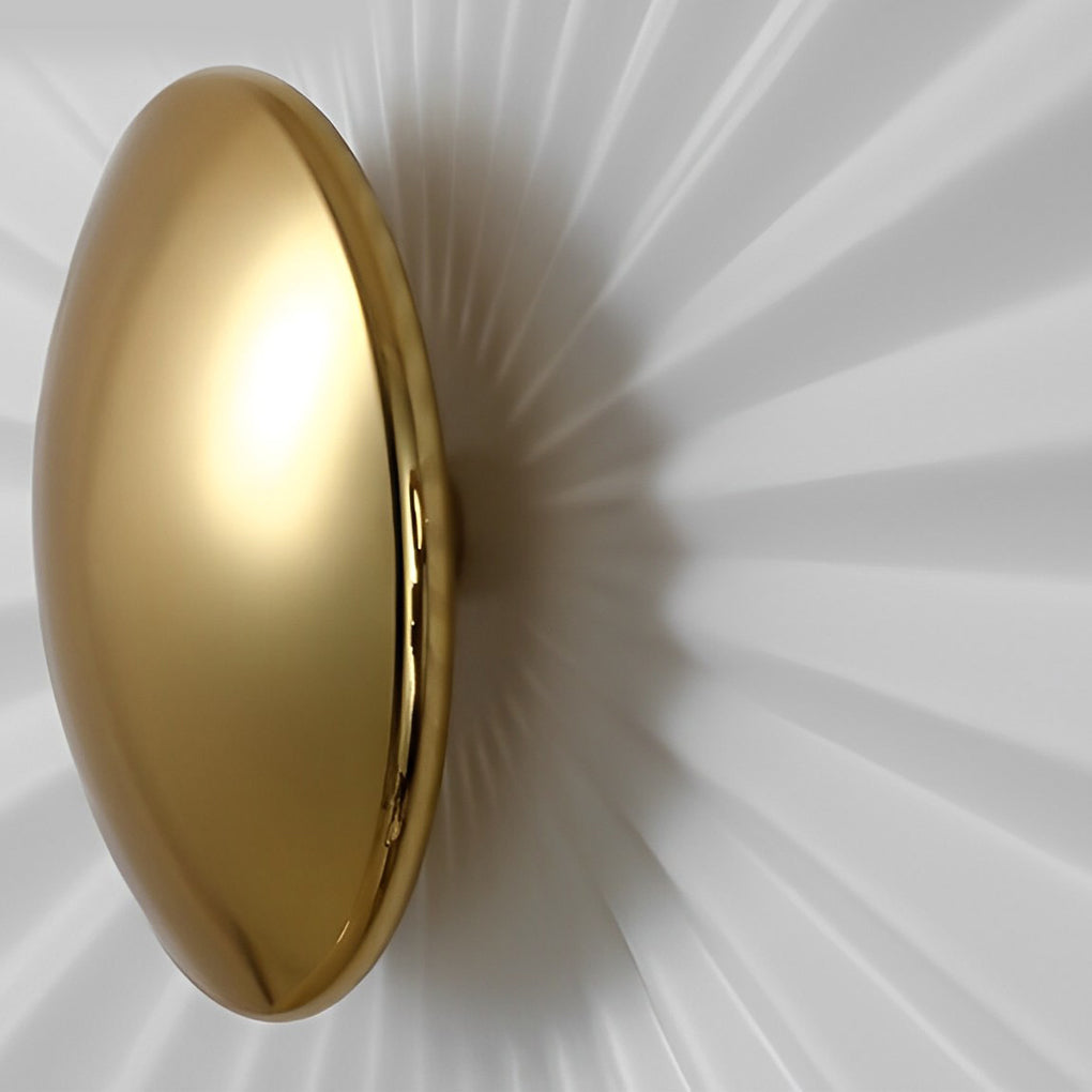 Round Lotus Leaf LED Wall Sconce — White Iron, Hardwired, 3000K Warm White, Available in 9.8", 11.8", or 15.7"