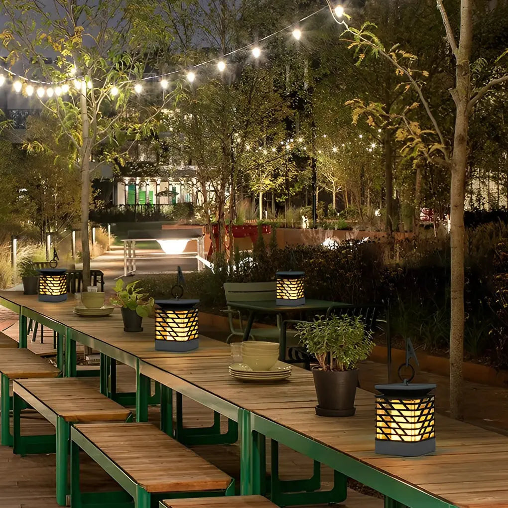 Waterproof Solar Outdoor Lights with Portable Intelligent Light Sensing LED Luxe