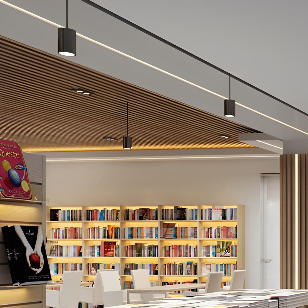 Cylindrical COB Mini Pendant Downlight — Aluminum, Surface-Mount or Hanging, 15W / 18W / 24W, 3000K / 6000K