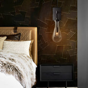 Water Drop Crystal Wall Sconce — Copper, E14 Hardwired, 3000K Warm White