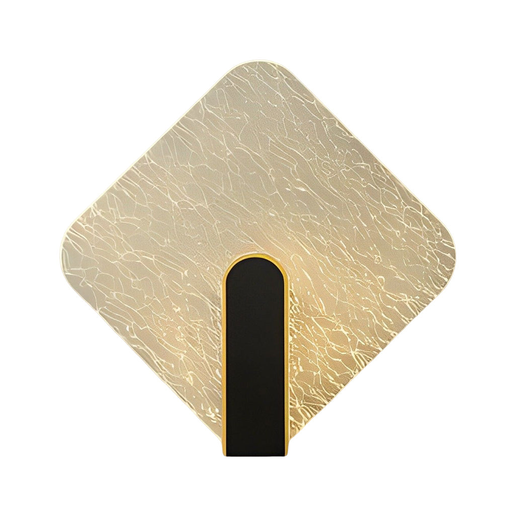 Modern Minimalist Round & Square LED Wall Sconce — Acrylic, 5W Warm White (3000K), Bedside