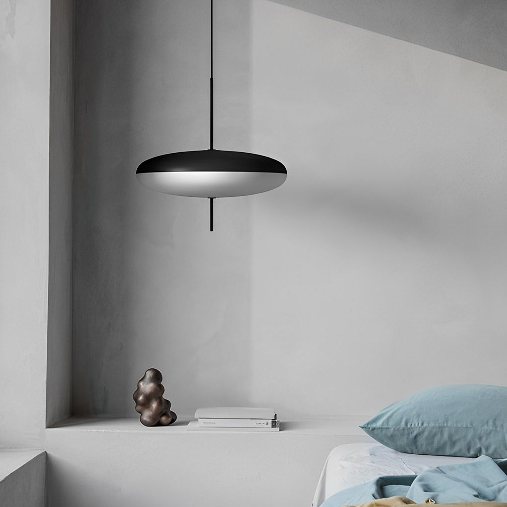 Round Acrylic Pendant Chandelier — Iron and Acrylic, E27 5W × 5-Light, 19.7" Diameter