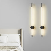 Minimalist Linear Wall Sconce — Iron and Acrylic, LED, 10W/17W/24W, 3000K/6000K, Vertical or Horizontal Mount