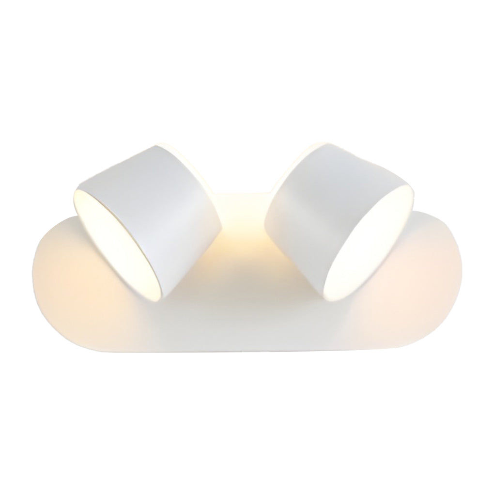 Modern Adjustable Up/Down LED Wall Sconce — Die-Cast Aluminum, Rotatable, 1-, 2-, or 3-Light