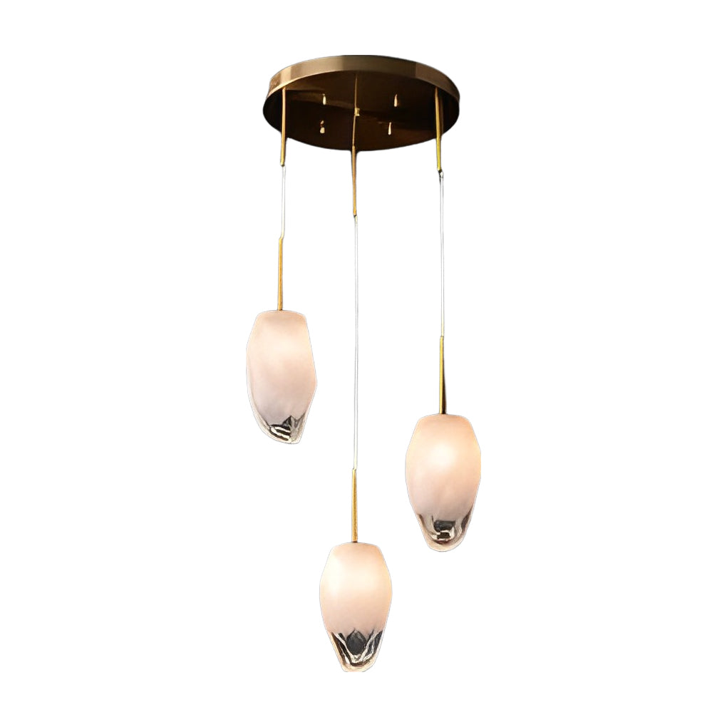 Molecular Glass Sputnik Chandelier — Electroplated Metal, Gold, G9, 3- to 18-Light, Dining Room