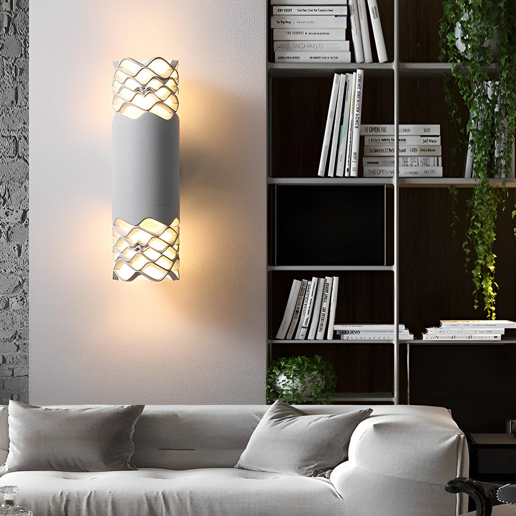 Modern Waterproof LED Wall Lamp with Creative Up and Down Lighting