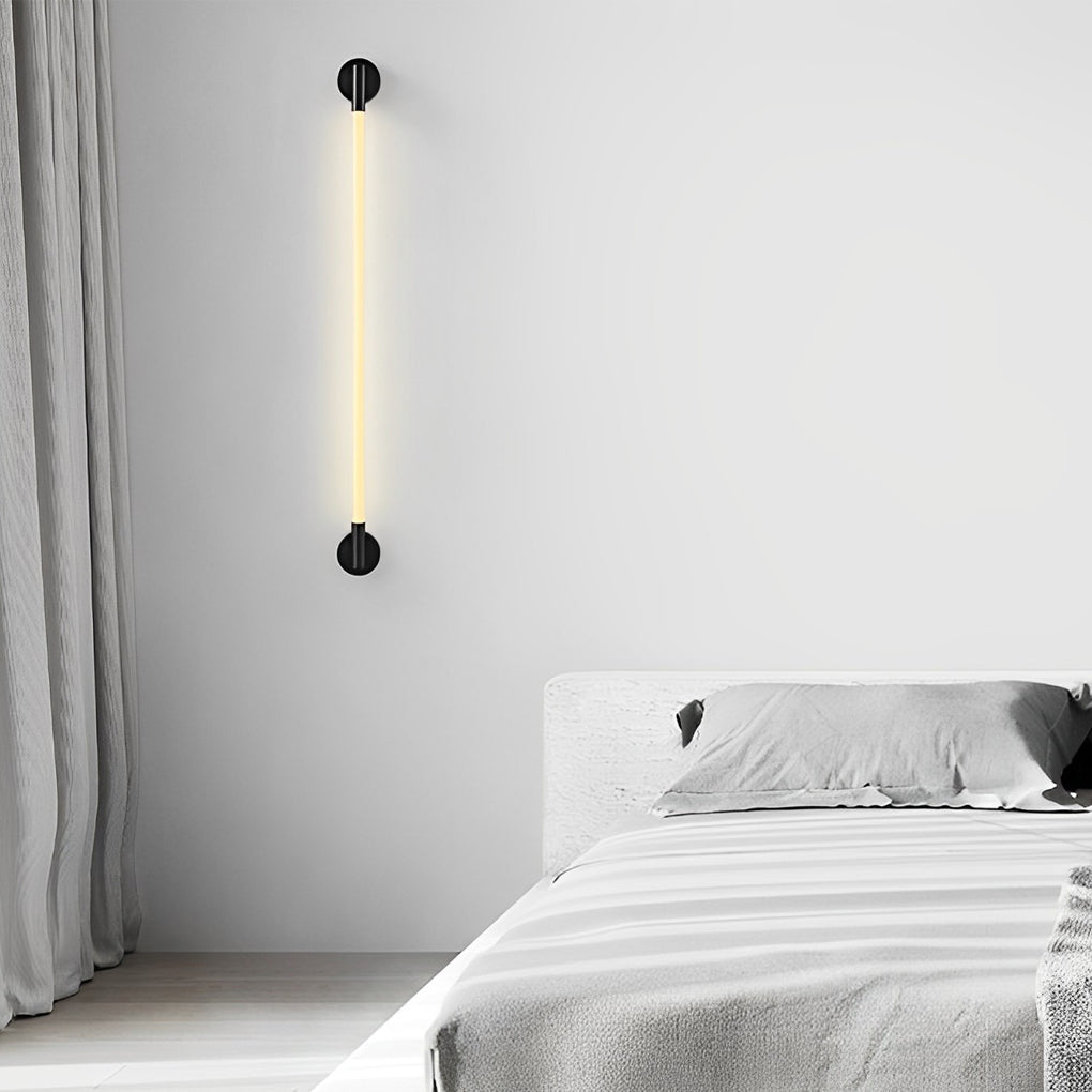 Flexible Rope Linear Wall Sconce — Stainless Steel with Silicone & Nylon, LED 6.5W / 12.5W, 3000K Warm White, Hardwired