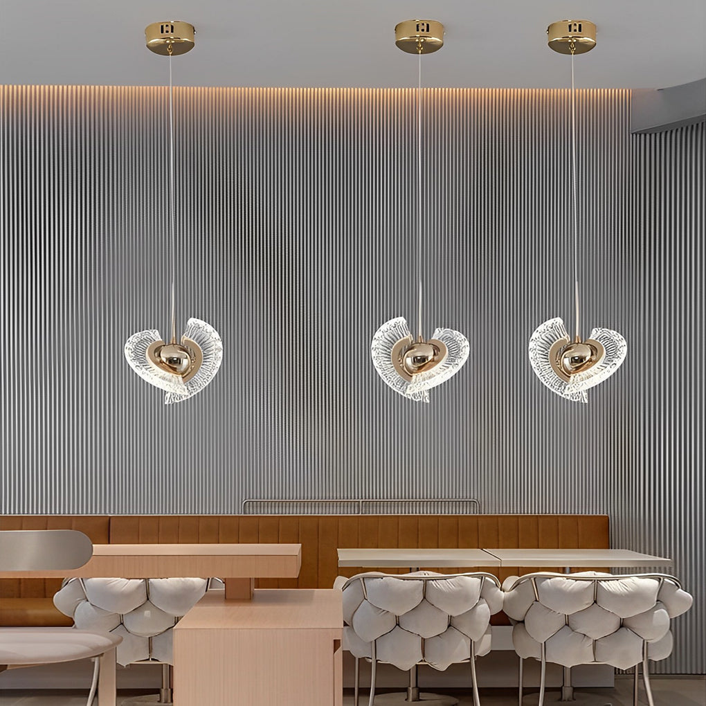 Circular Anodized Acrylic Mini Pendant — LED Integrated, 7" Diameter, 3000K / 6000K