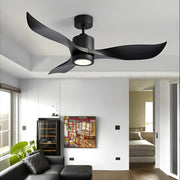 Nordic Ceiling Fan Lamp with 3 Silent Blades, Remote Control, and LED Lighting Luxe