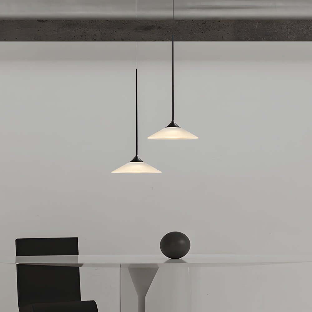 5w mini cone pendant light with acrylic shade 1 light led design