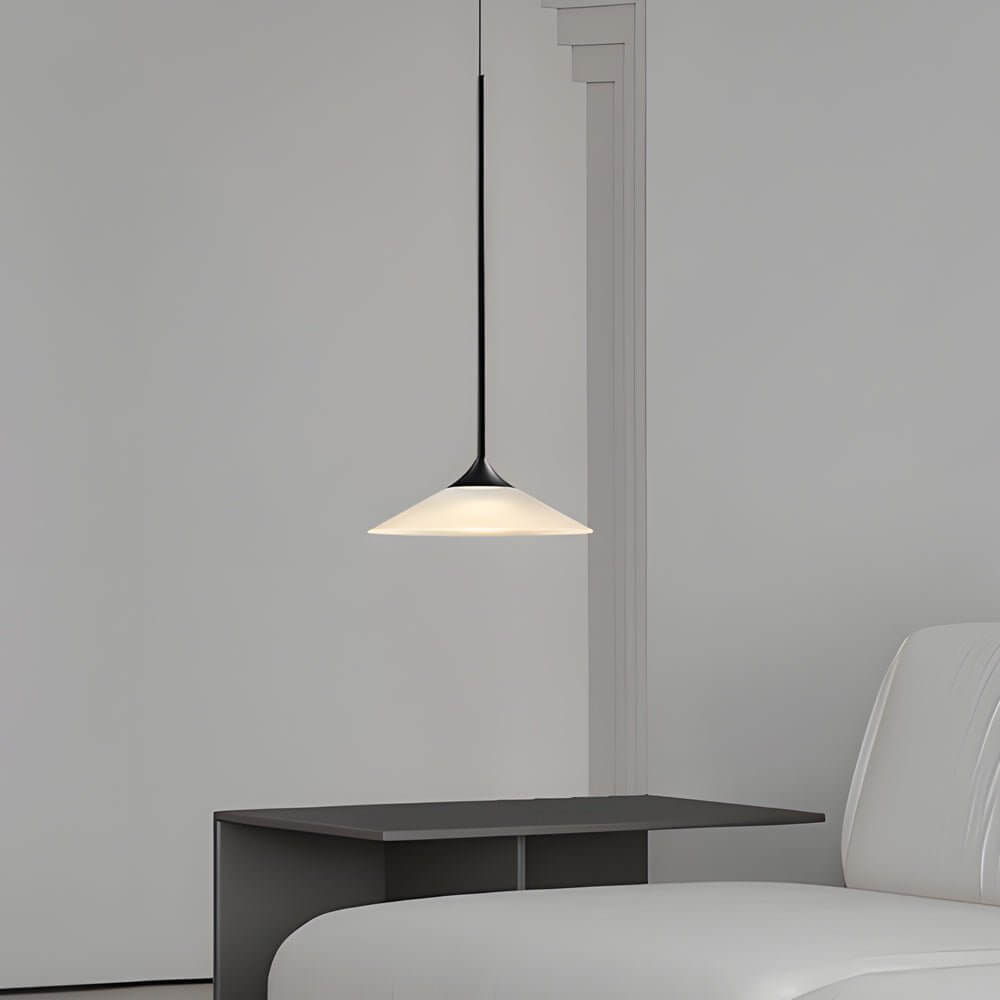 5w mini cone pendant light with acrylic shade 1 light led design