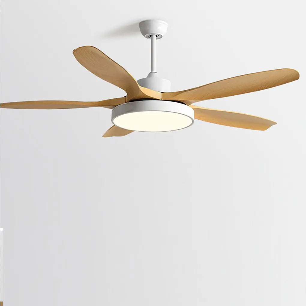 60-Inch Nordic Ceiling Fan with Lights and Remote Control - Silent Inverter Ceiling Fan Lamp Luxe