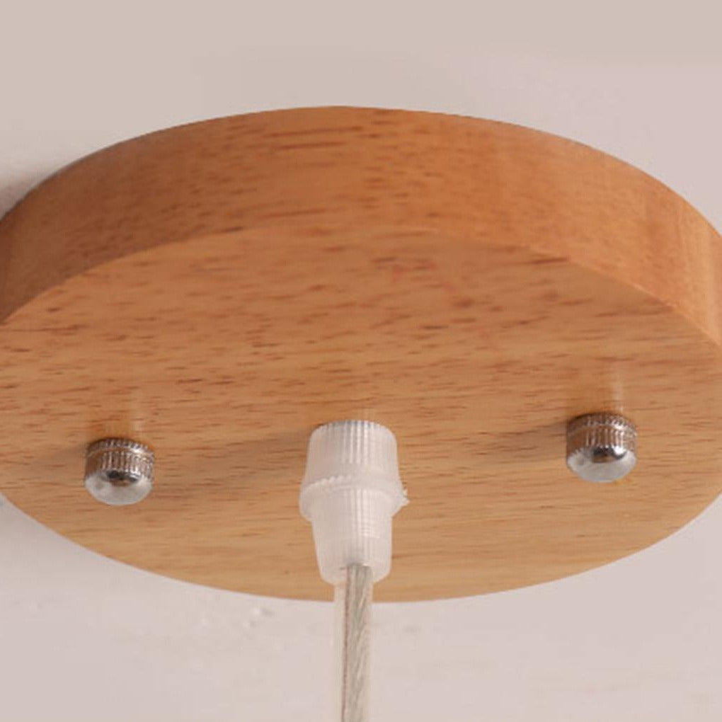 3-Tiered Bamboo Woven Pendant Light — Natural, Single Cylinder, E26, 60W, 15" Diameter, 48" Adjustable Cord