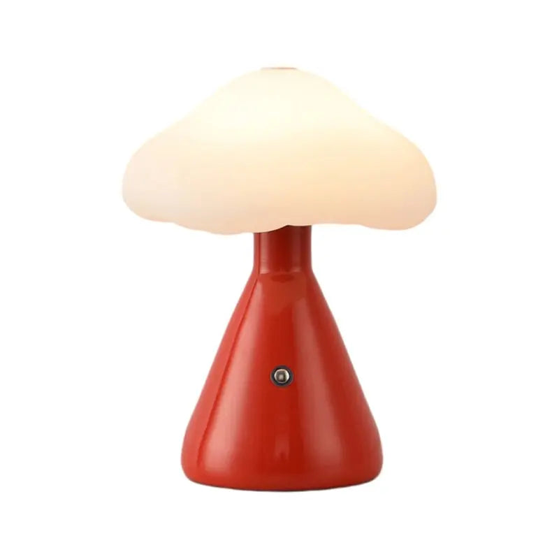 6.3-Inch LED Metal Mushroom Cloud Table Lamp for Ambient Lighting Luxe