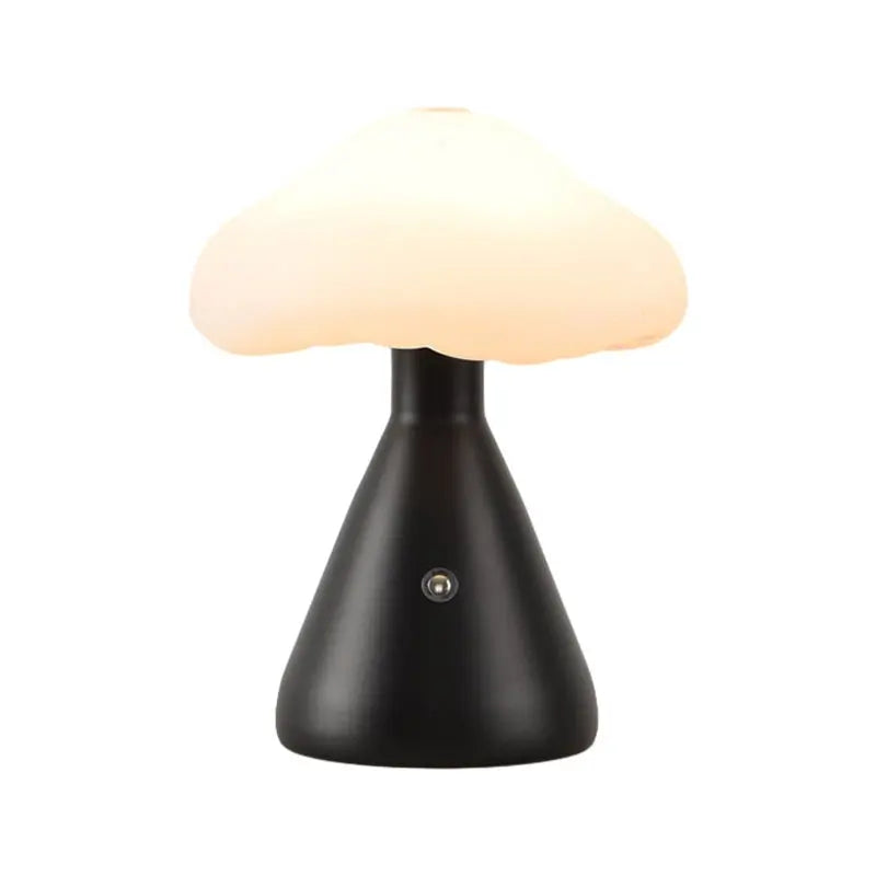 6.3-Inch LED Metal Mushroom Cloud Table Lamp for Ambient Lighting Luxe