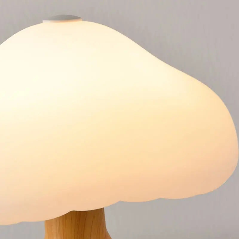 6.3-Inch LED Metal Mushroom Cloud Table Lamp for Ambient Lighting Luxe