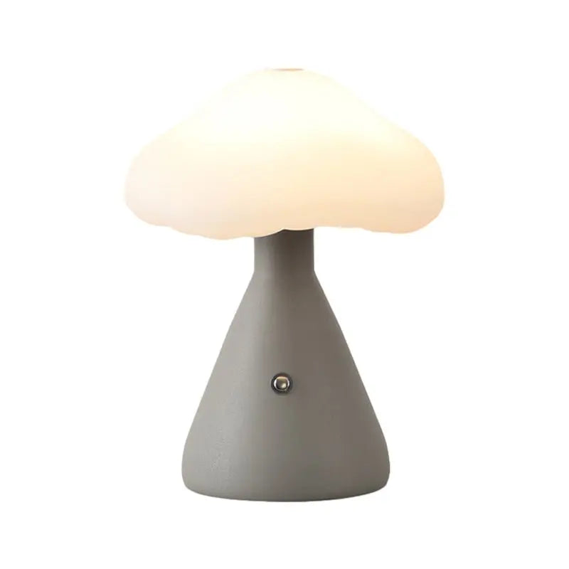 6.3-Inch LED Metal Mushroom Cloud Table Lamp for Ambient Lighting Luxe