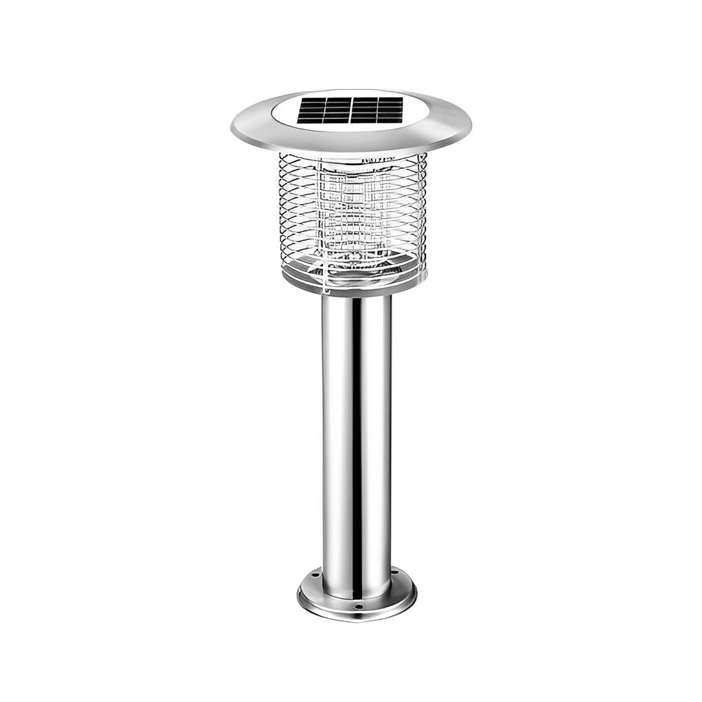 Solar & USB Mosquito Killer Garden Light — 304 Stainless Steel, UV LED, up to 1,076 sq ft Coverage