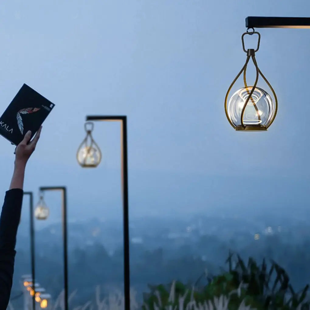 Portable Waterproof LED Night Lights with Creative Metal Design - USB Rechargeable Luxe