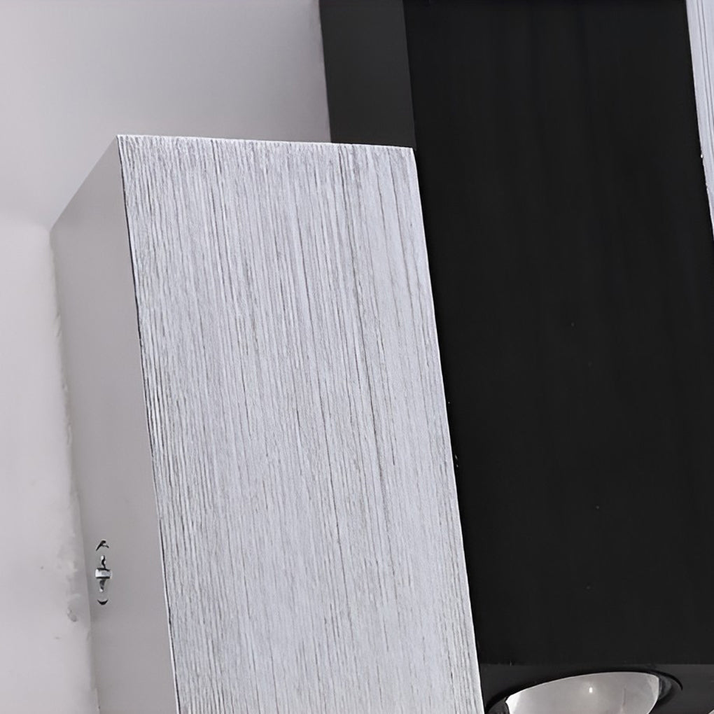 Modern Rectangular Up/Down Wall Washer Sconce — Aluminum, LED, 3000K / 6000K
