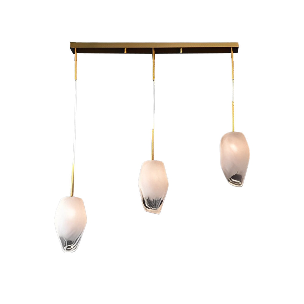Molecular Glass Sputnik Chandelier — Electroplated Metal, Gold, G9, 3- to 18-Light, Dining Room